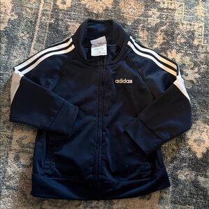 Adidas Kid’s Dark Blue Jacket with White Accents. Size 2T. Like new